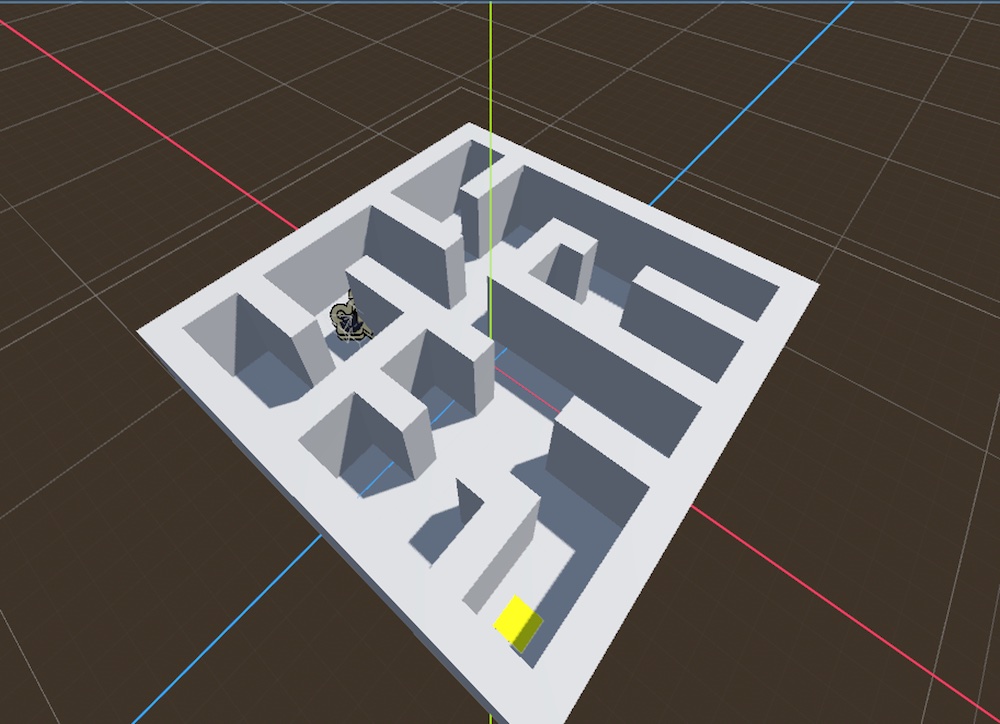 Maze layout used for TurtleBot navigation